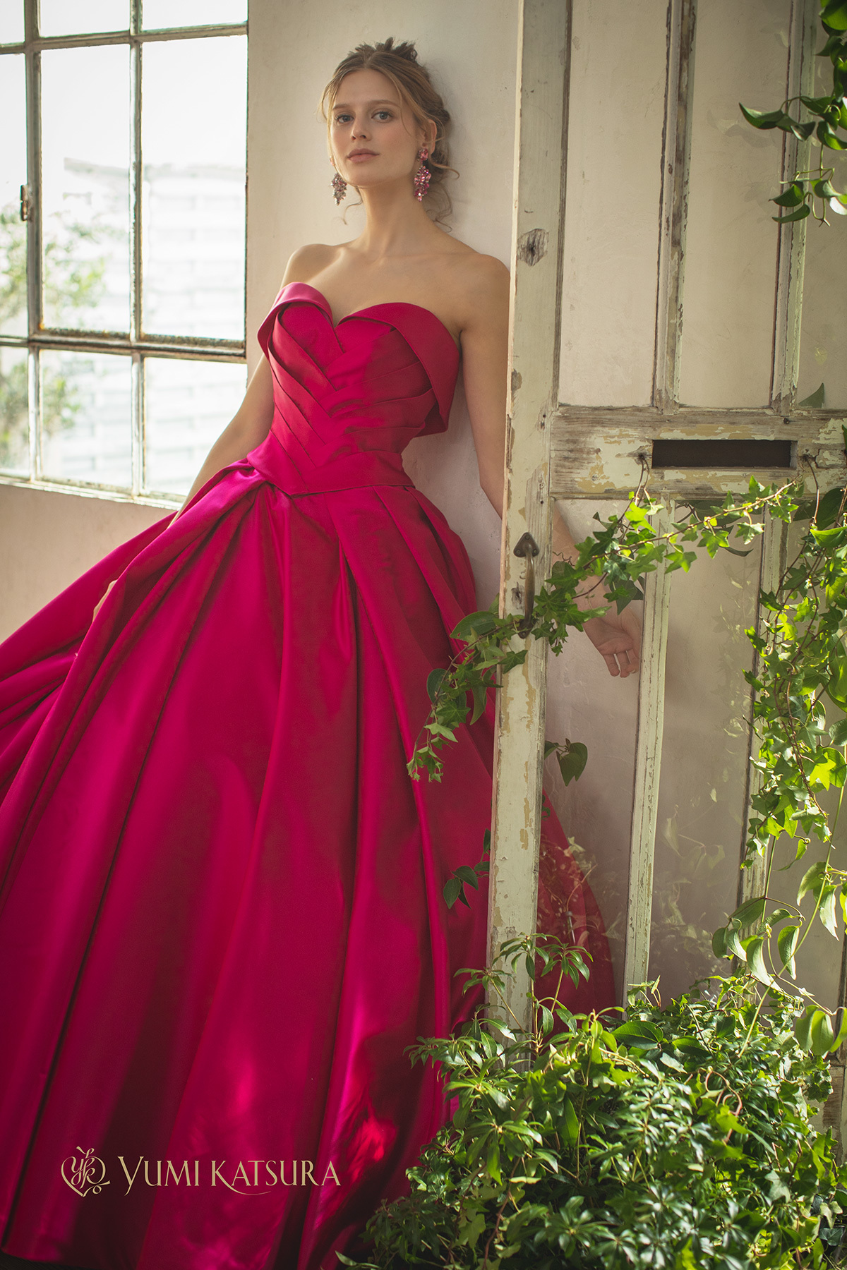 静岡市・富士市・沼津市のドレス専門店フィーノのカラードレス、桂由美AK-10056CPの画像３