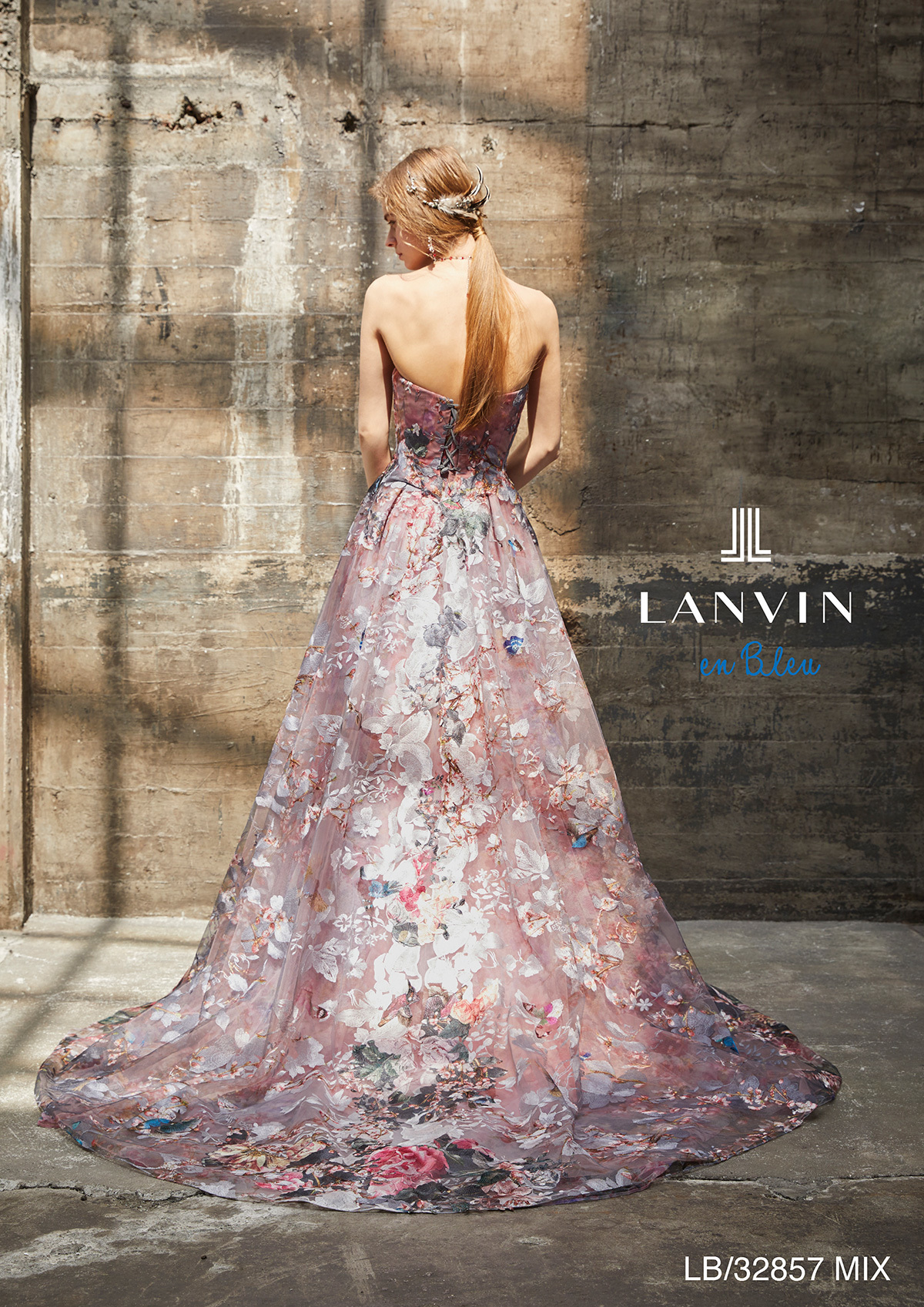 静岡市・富士市・沼津市のドレス専門店フィーノのカラードレス、LANVIN(ランバン)LB-32857MIXの画像６