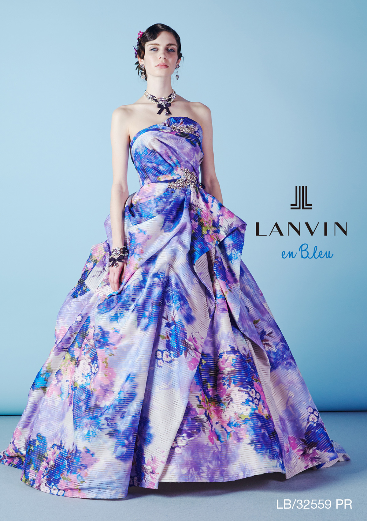 静岡市・富士市・沼津市のドレス専門店フィーノのカラードレス、LANVIN(ランバン)LB-32559PRの画像１