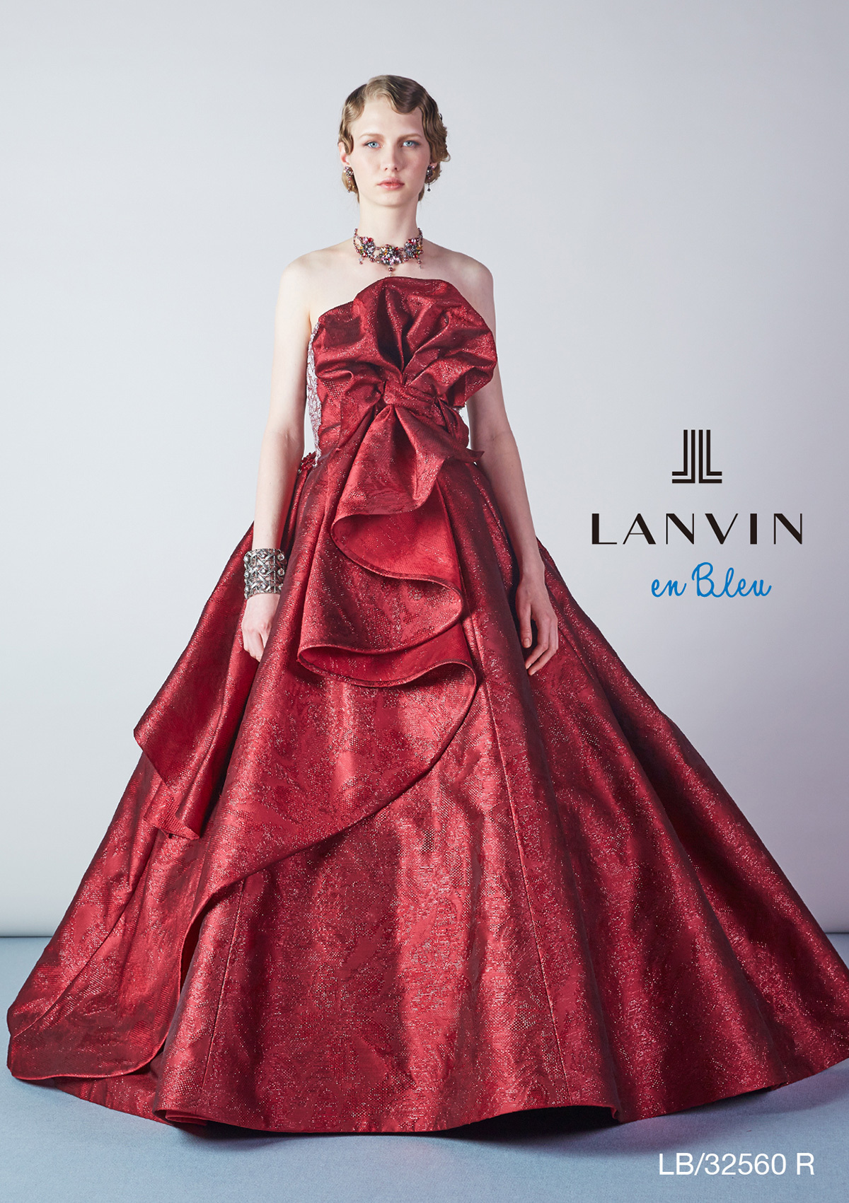 静岡市・富士市・沼津市のドレス専門店フィーノのカラードレス、LANVIN(ランバン)LB-32560REの画像１