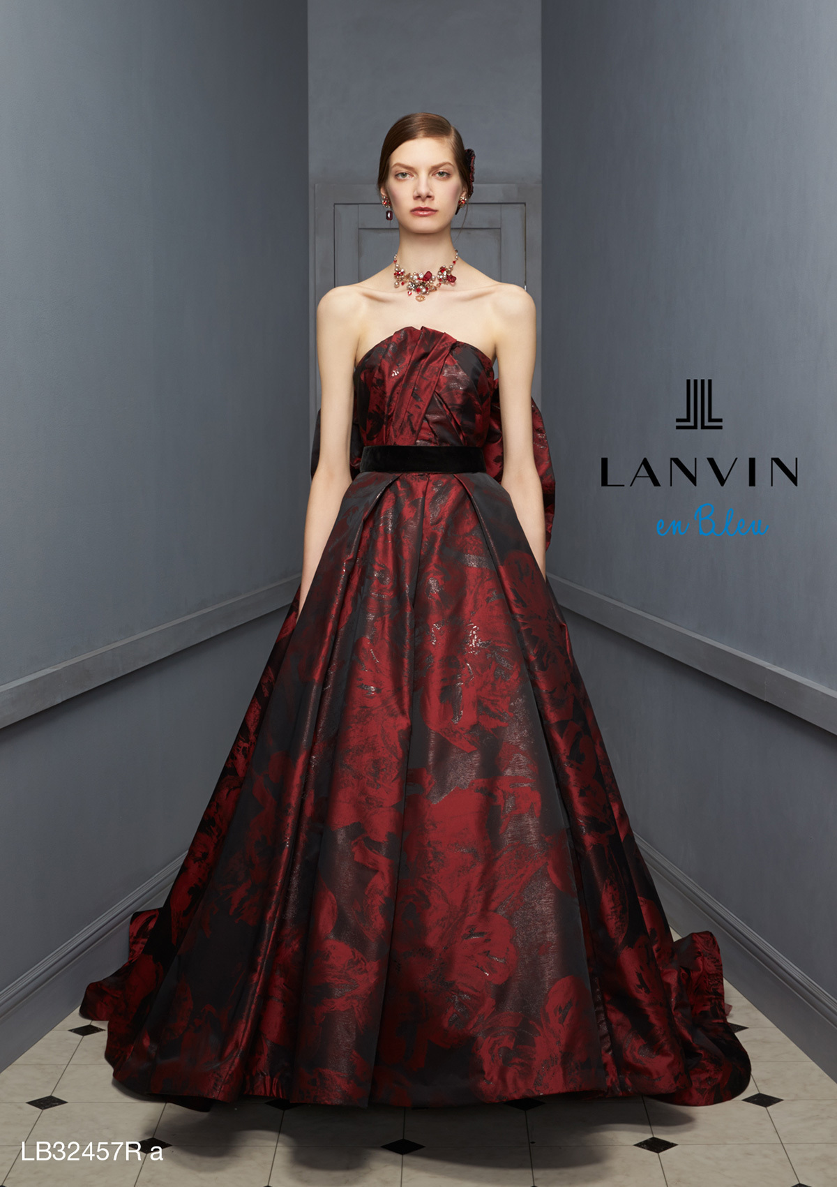 静岡市・富士市・沼津市のドレス専門店フィーノのカラードレス、LANVIN(ランバン)LB-32457REの画像１