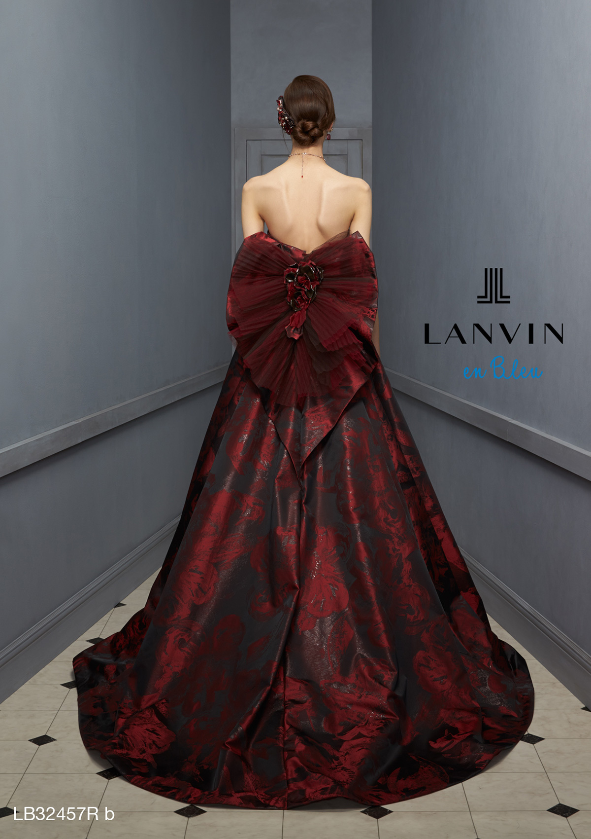 静岡市・富士市・沼津市のドレス専門店フィーノのカラードレス、LANVIN(ランバン)LB-32457REの画像２