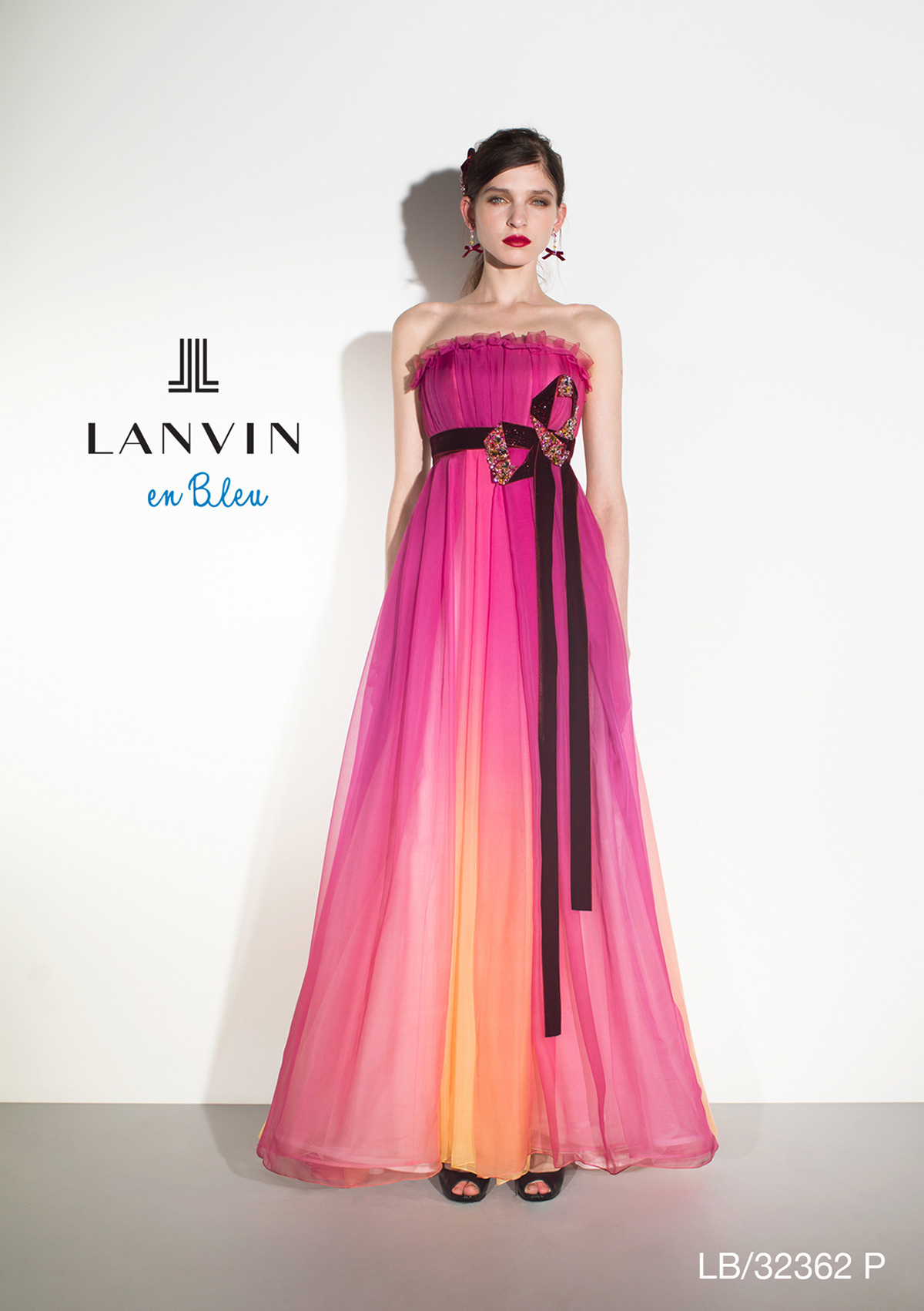 静岡市・富士市・沼津市のドレス専門店フィーノのカラードレス、LANVIN(ランバン)LB-32362PKの画像１