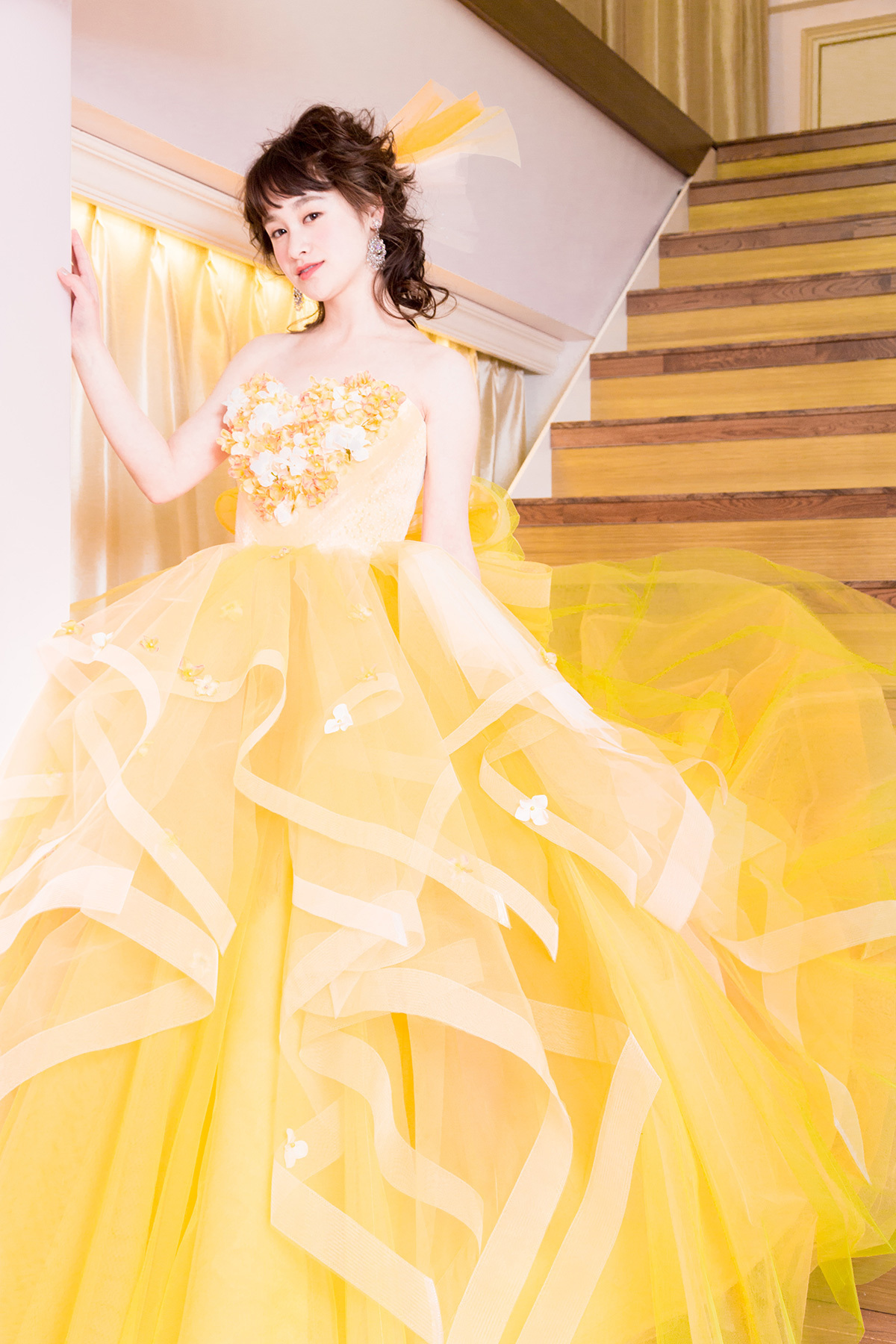 静岡市・富士市・沼津市のドレス専門店フィーノのカラードレス、THE HANY（ザ・ハニー）HY-47759（OrangeColette）の画像６