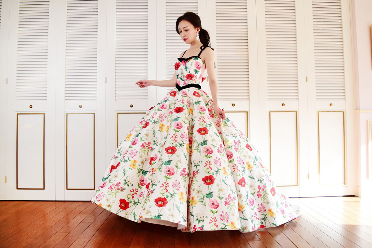 静岡市・富士市・沼津市のドレス専門店フィーノのカラードレス、THE HANY（ザ・ハニー）HY-8281（Shzette）の画像１