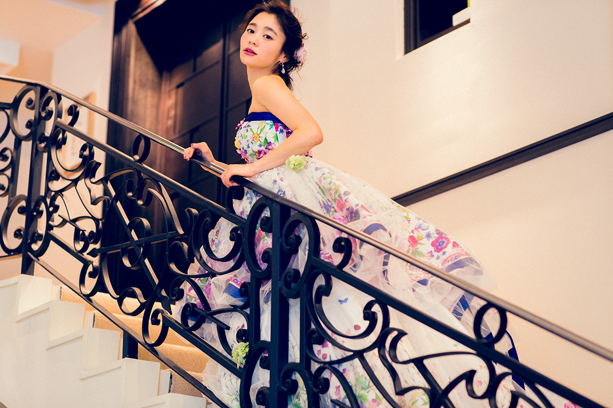 静岡市・富士市・沼津市のドレス専門店フィーノのカラードレス、THE HANY（ザ・ハニー）HY-47652（Liliane）の画像２
