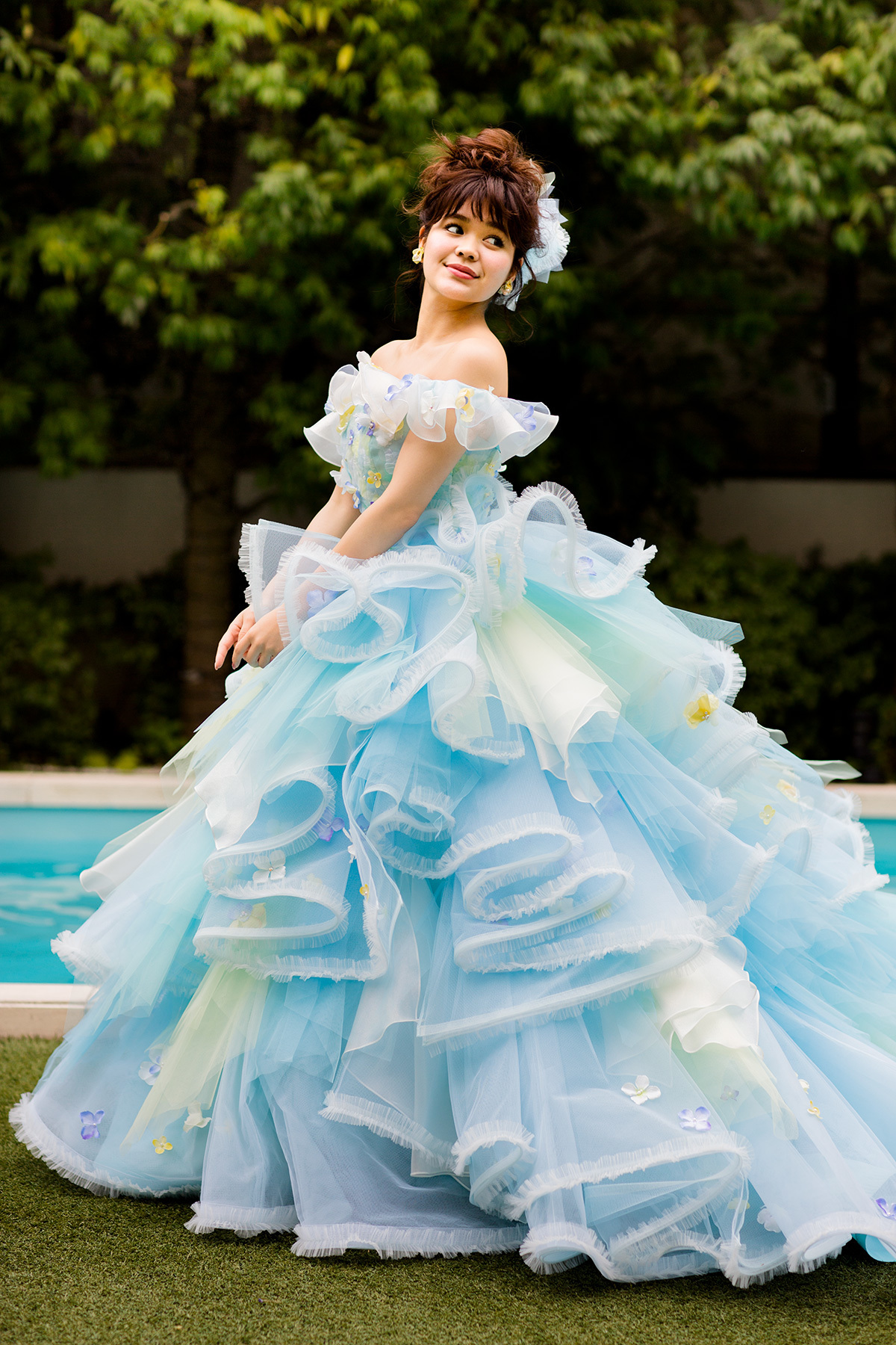 静岡市・富士市・沼津市のドレス専門店フィーノのカラードレス、THE HANY（ザ・ハニー）HY-47653（Sophie）Bの画像１