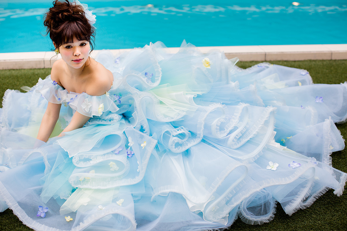 静岡市・富士市・沼津市のドレス専門店フィーノのカラードレス、THE HANY（ザ・ハニー）HY-47653（Sophie）Bの画像６