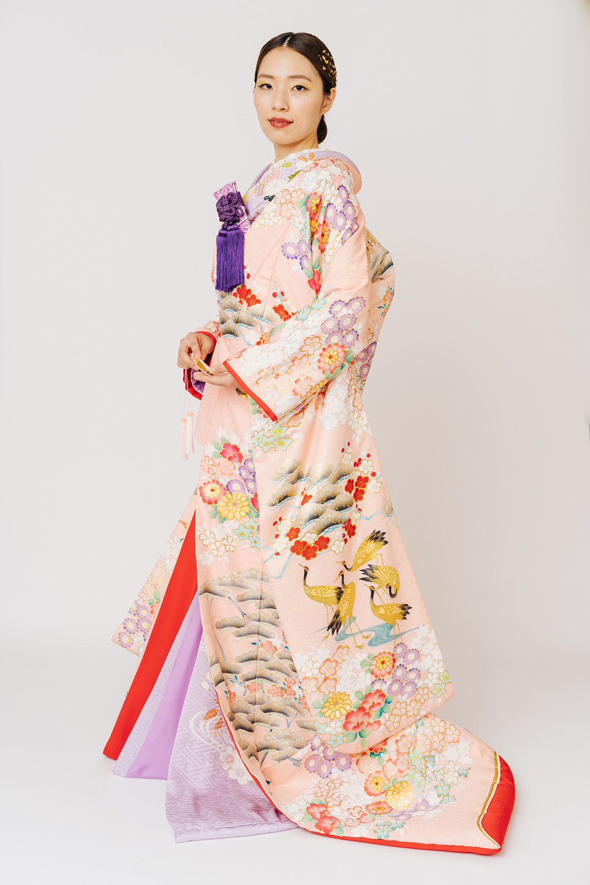静岡市・富士市・沼津市のドレス専門店フィーノの和装、友禅・秋山章CA-526（讃華吉祥）の画像２