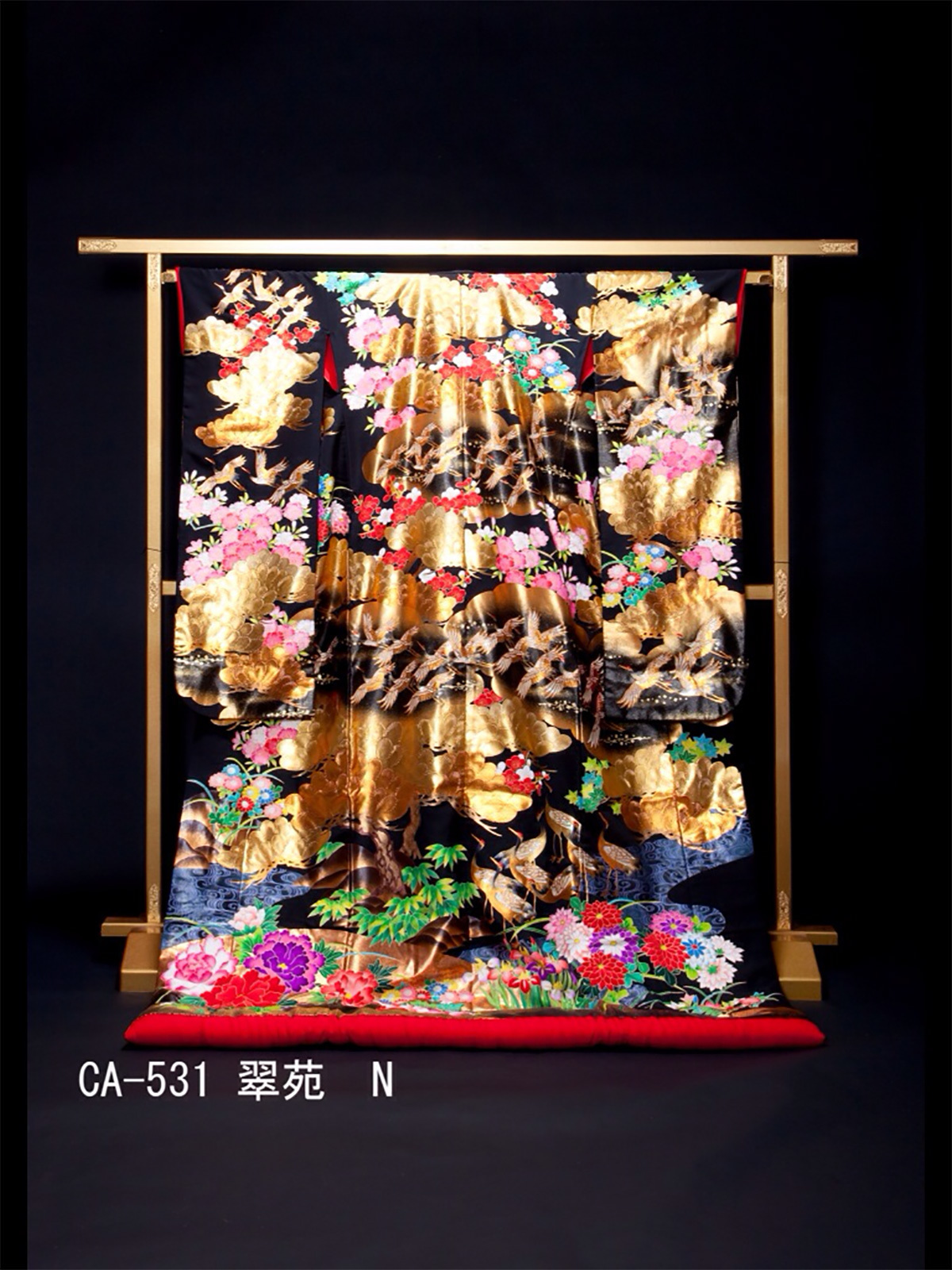 静岡市・富士市・沼津市のドレス専門店フィーノの和装、友禅・秋山章CA-531（翠苑）の画像１