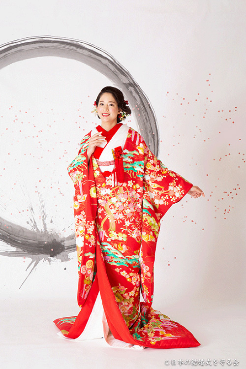 静岡市・富士市・沼津市のドレス専門店フィーノの和装、友禅・秋山章CA-3398（慶陽賛寿）の画像