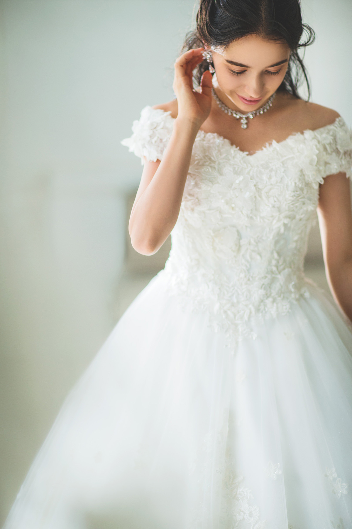静岡市・富士市・沼津市のドレス専門店フィーノのウエディングドレス、桂由美AK-10854の画像3
