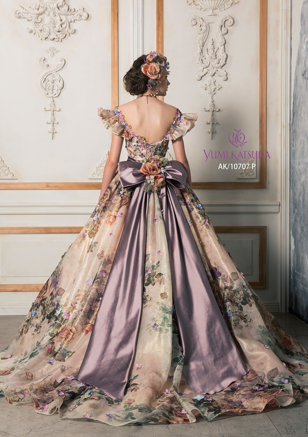 静岡市・富士市・沼津市のドレス専門店フィーノのカラードレス、桂由美AK-10707Pの画像3
