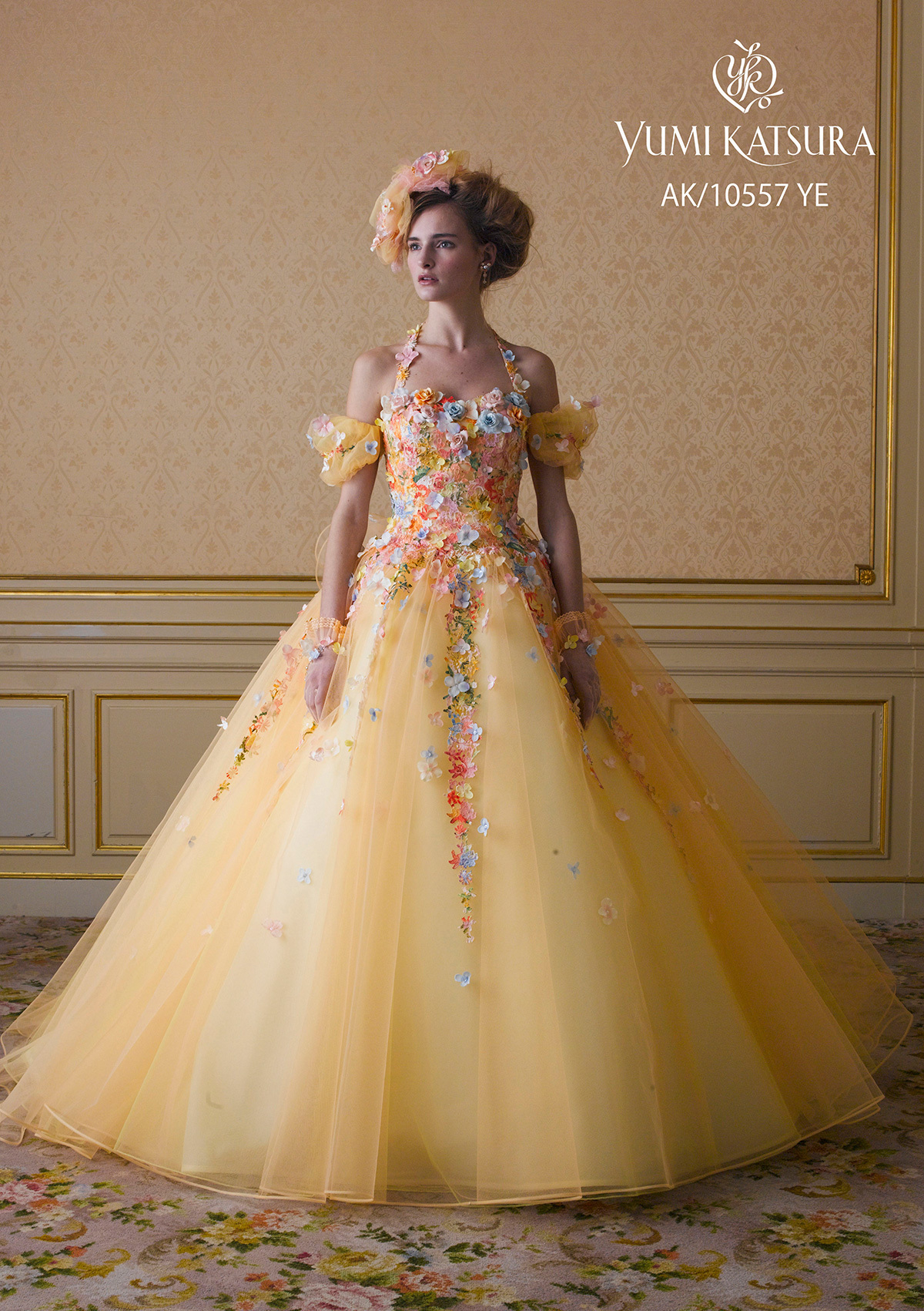 静岡市・富士市・沼津市のドレス専門店フィーノのカラードレス、桂由美AK-10557の画像1