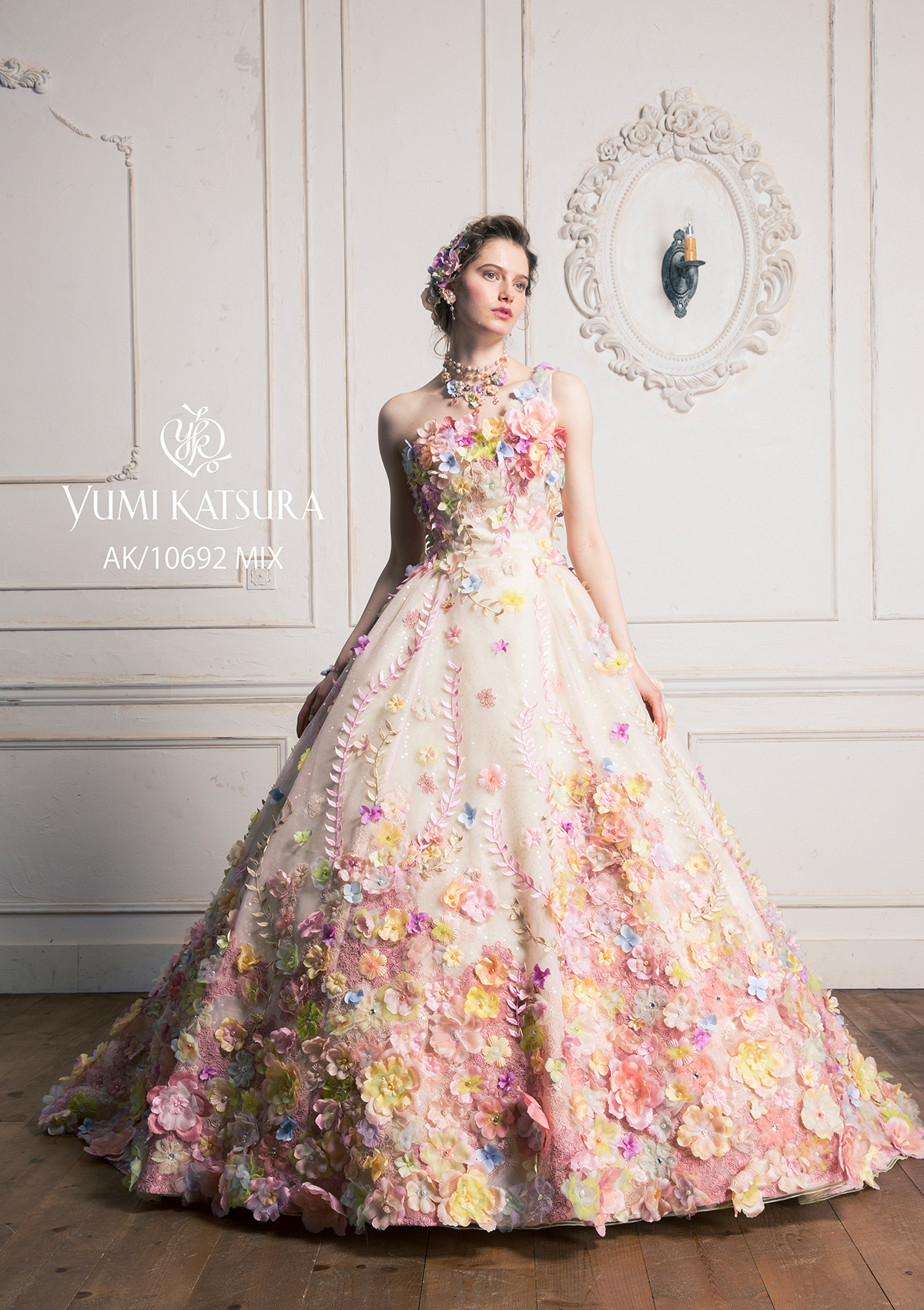 静岡市・富士市・沼津市のドレス専門店フィーノのカラードレス、桂由美AK-10692の画像1