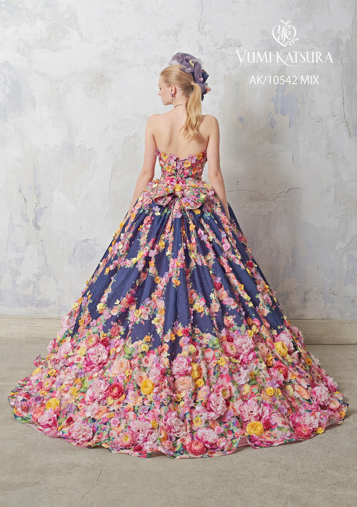 静岡市・富士市・沼津市のドレス専門店フィーノのカラードレス、桂由美AK-10542の画像2