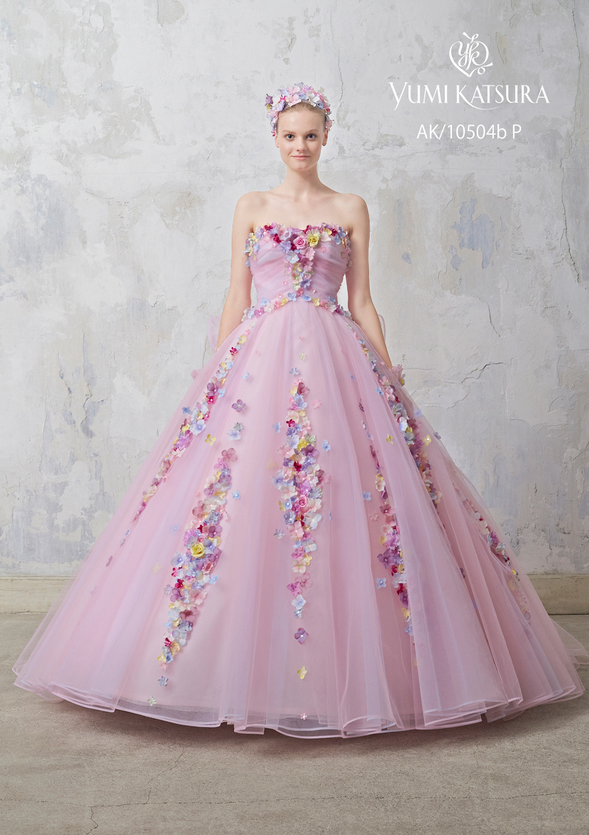 静岡市・富士市・沼津市のドレス専門店フィーノのカラードレス、桂由美AK-10504の画像2