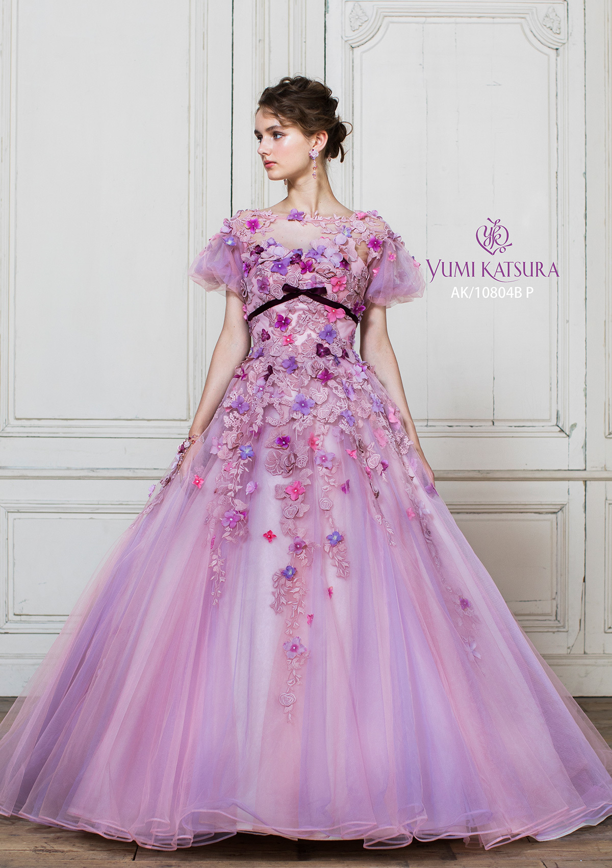 静岡市・富士市・沼津市のドレス専門店フィーノのカラードレス、桂由美AK-10804の画像1