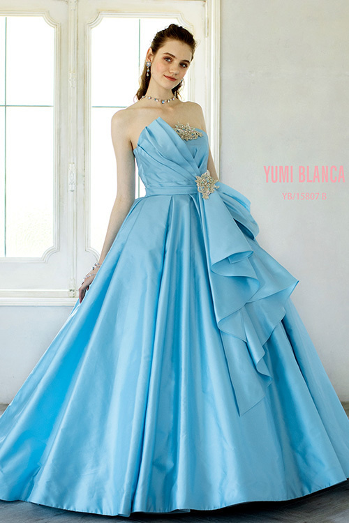 静岡市・富士市・沼津市のドレス専門店フィーノのカラードレス、桂由美YB-15807Bの画像