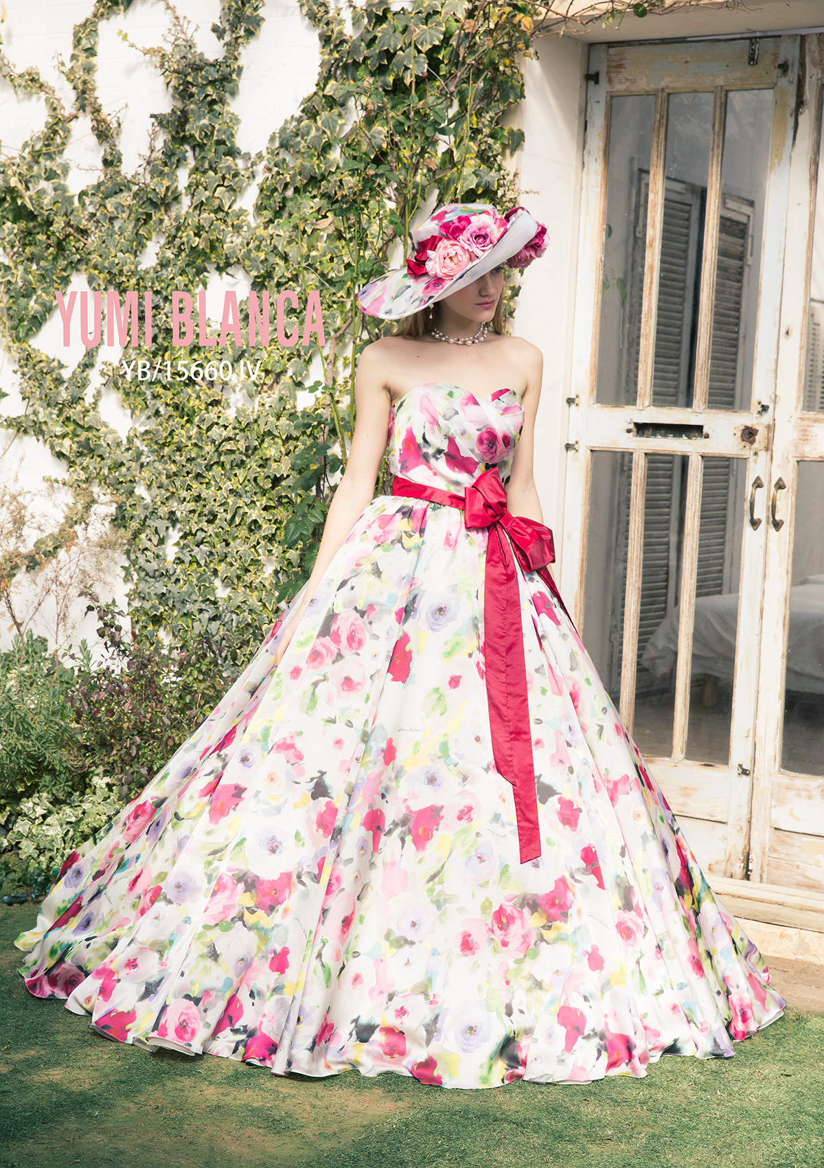静岡市・富士市・沼津市のドレス専門店フィーノのカラードレス、桂由美YB-15660の画像1