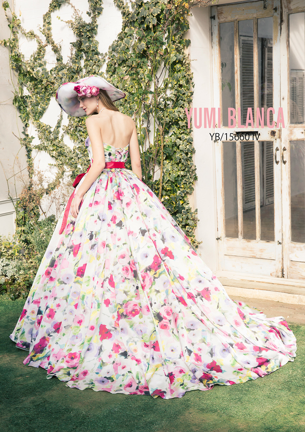 静岡市・富士市・沼津市のドレス専門店フィーノのカラードレス、桂由美YB-15660の画像2