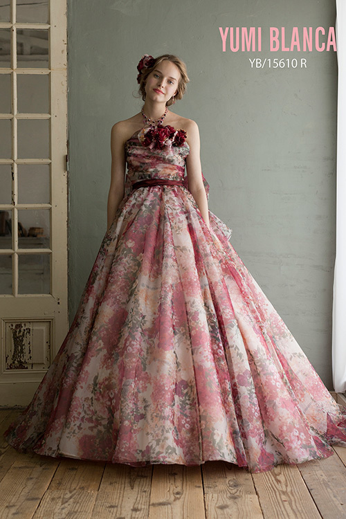 静岡市・富士市・沼津市のドレス専門店フィーノのカラードレス、桂由美YB-15610Rの画像