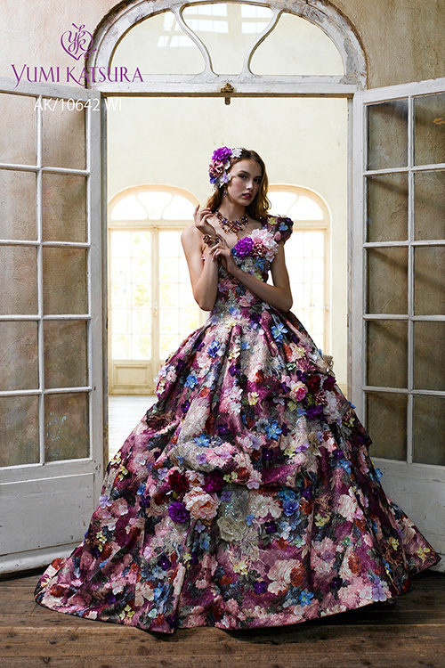 静岡市・富士市・沼津市のドレス専門店フィーノのカラードレス、桂由美AK-10642の画像