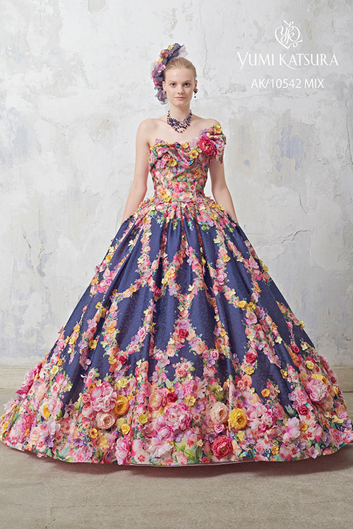 静岡市・富士市・沼津市のドレス専門店フィーノのカラードレス、桂由美AK-10542の画像