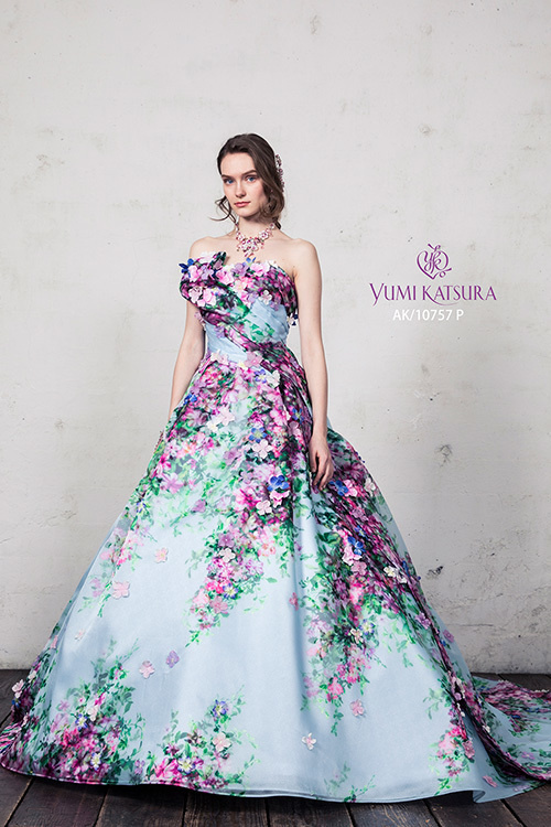 静岡市・富士市・沼津市のドレス専門店フィーノのカラードレス、桂由美AK-10757の画像