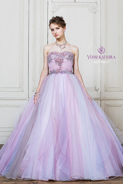 静岡市・富士市・沼津市のドレス専門店フィーノのカラードレス、桂由美AK-10805Pの画像