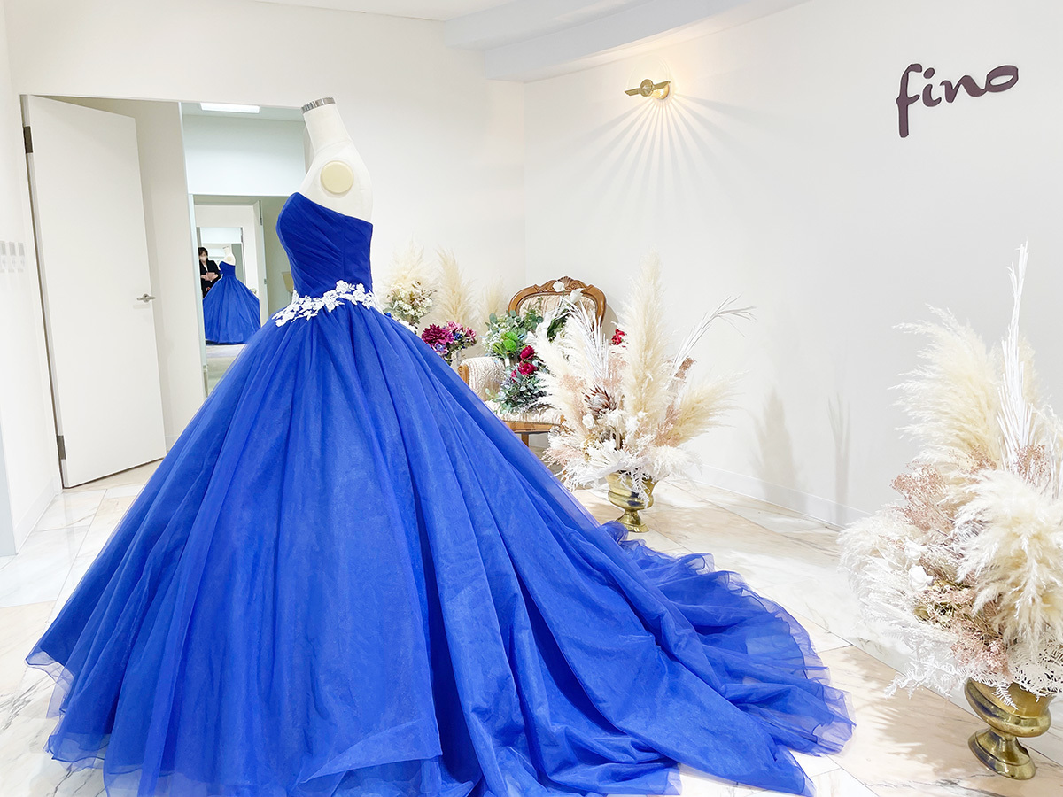 静岡市・富士市・沼津市のドレス専門店フィーノのカラードレス、イサムモリタIN-81の画像2