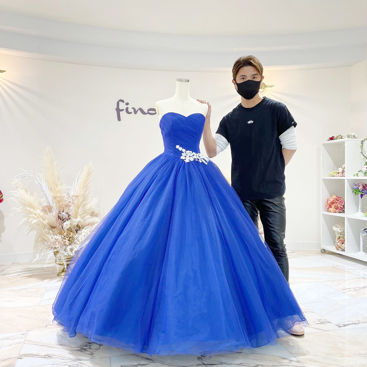 静岡市・富士市・沼津市のドレス専門店フィーノのカラードレス、イサムモリタIN-81の画像4
