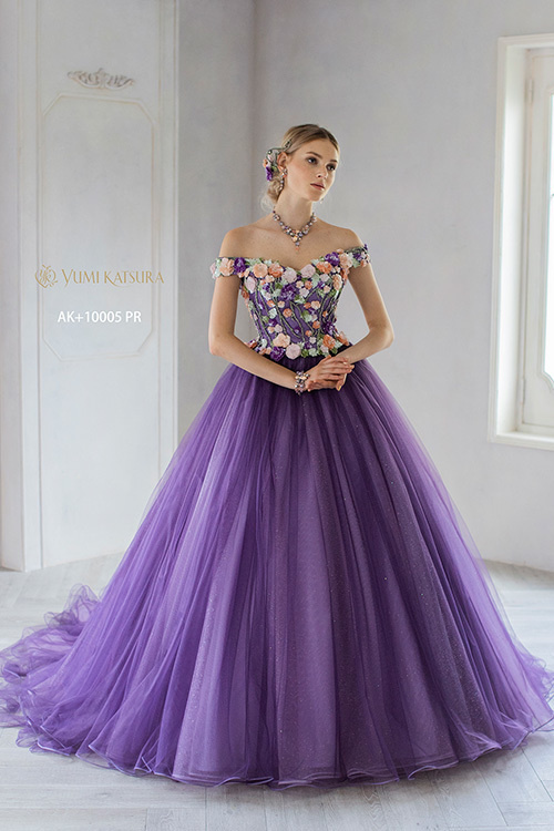 静岡市・富士市・沼津市のドレス専門店フィーノのカラードレス、桂由美AK-10005の画像