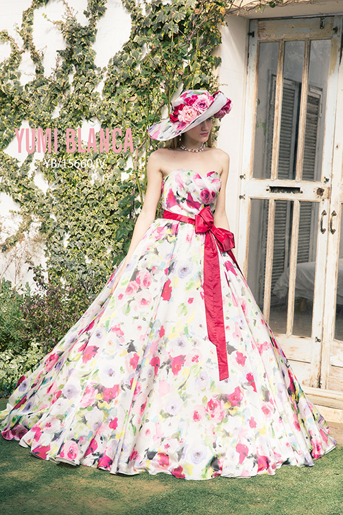 静岡市・富士市・沼津市のドレス専門店フィーノのカラードレス、桂由美YB-15660の画像