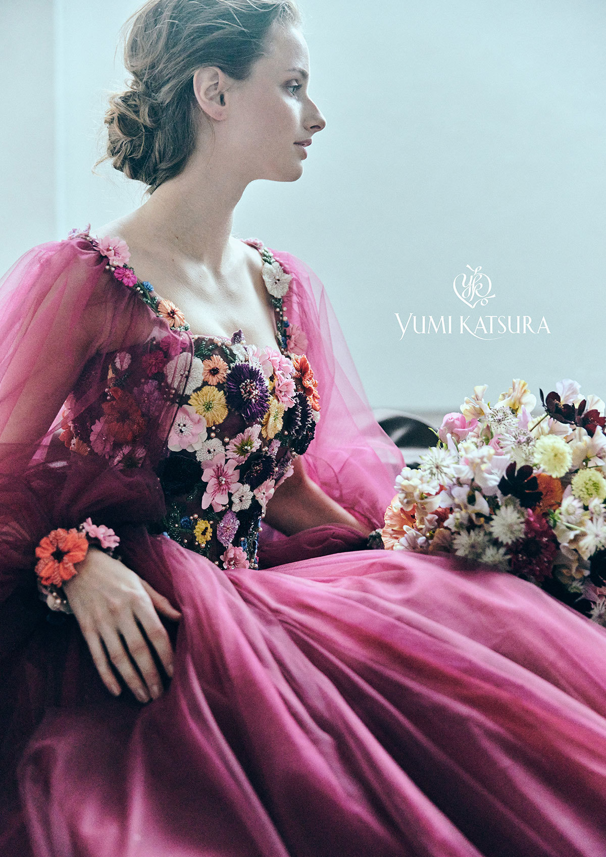 静岡市・富士市・沼津市のドレス専門店フィーノのカラードレス、桂由美AK-10255WIの画像2