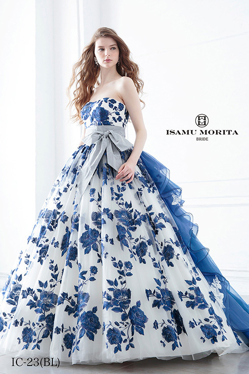 静岡市・富士市・沼津市のドレス専門店フィーノのカラードレス、イサムモリタIC-23の画像