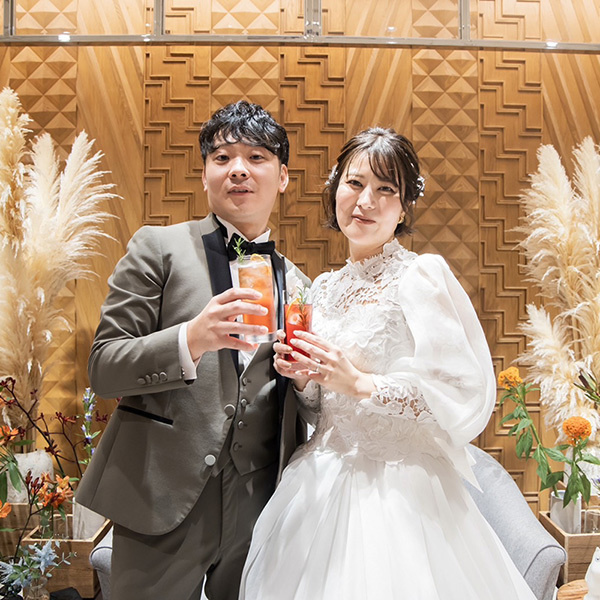 静岡市・富士市・沼津市のドレス専門店フィーノのラピスコライユの新郎新婦の卒花ボイス108