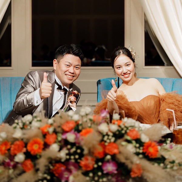 静岡市・富士市・沼津市のドレス専門店フィーノのホテルグランヒルズ静岡の新郎新婦の卒花ボイス106