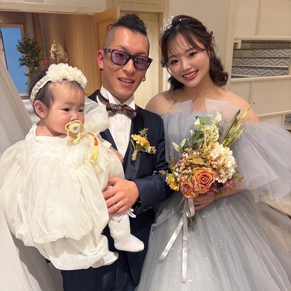 静岡市・富士市・沼津市のドレス専門店フィーノのラピスコライユの新郎新婦の卒花ボイス105