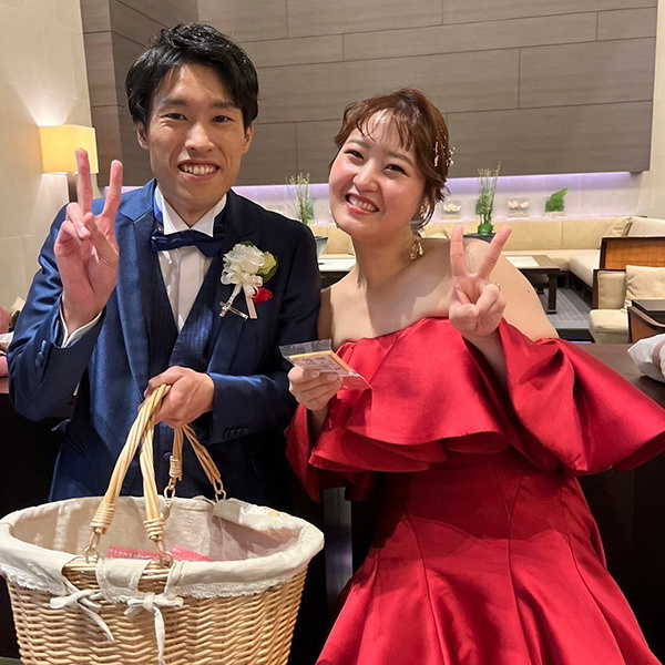 静岡市・富士市・沼津市のドレス専門店フィーノのグランディエールの新郎新婦の卒花ボイス103