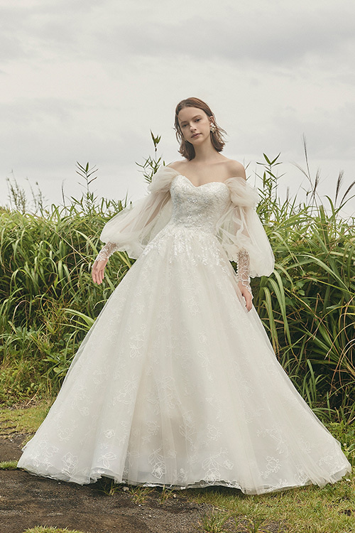 静岡市・富士市・沼津市のドレス専門店フィーノのウエディングドレス、フィーノリュクスFL-74