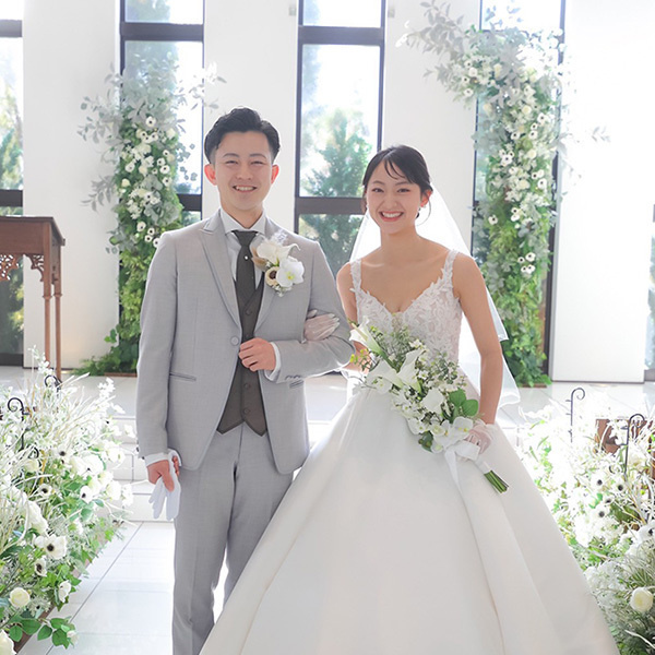 静岡市・富士市・沼津市のドレス専門店フィーノのラヴァンセーヌの新郎新婦の卒花ボイス156