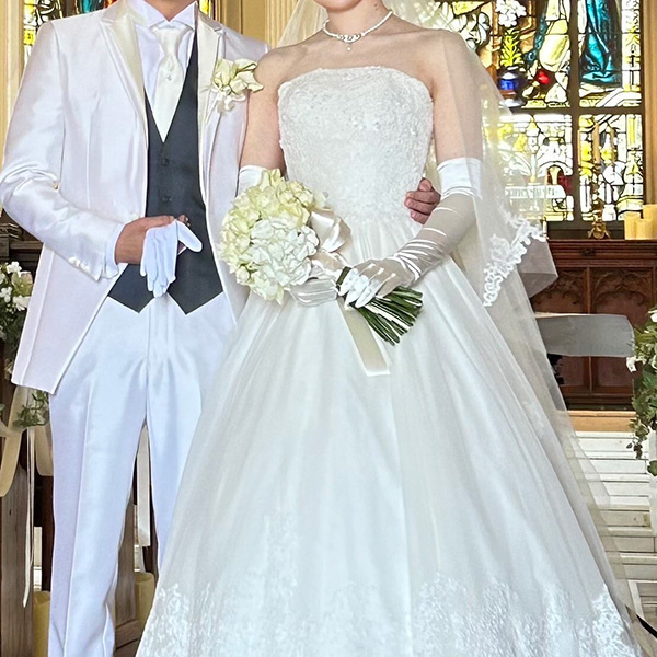 静岡市・富士市・沼津市のドレス専門店フィーノのエスプリ・ド・ナチュールの新郎新婦の卒花ボイス154