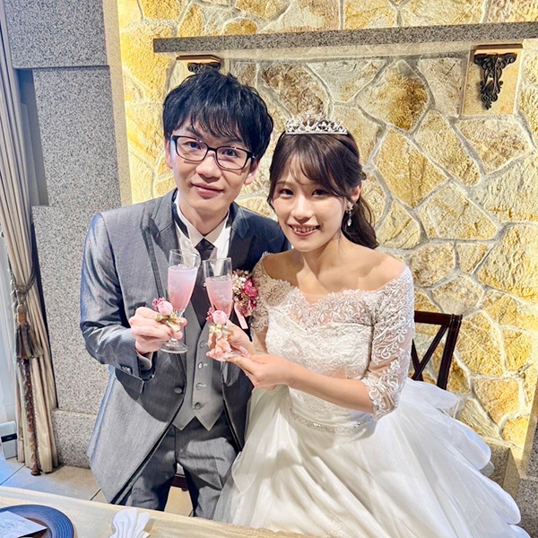 静岡市・富士市・沼津市のドレス専門店フィーノのエスプリ・ド・ナチュールの新郎新婦の卒花ボイス152