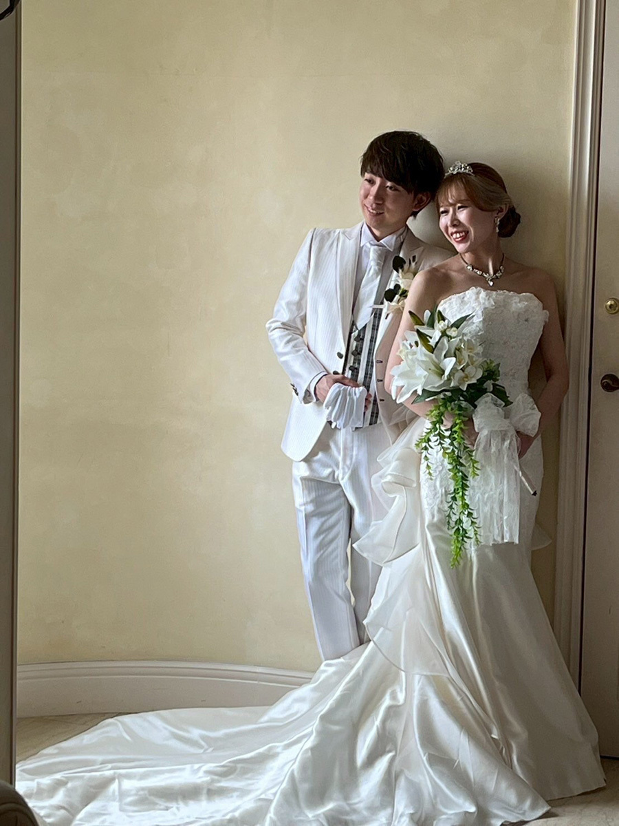 静岡市・富士市・沼津市のドレス専門店フィーノのエスプリ・ド・ナチュールの新郎新婦の卒花ボイス178