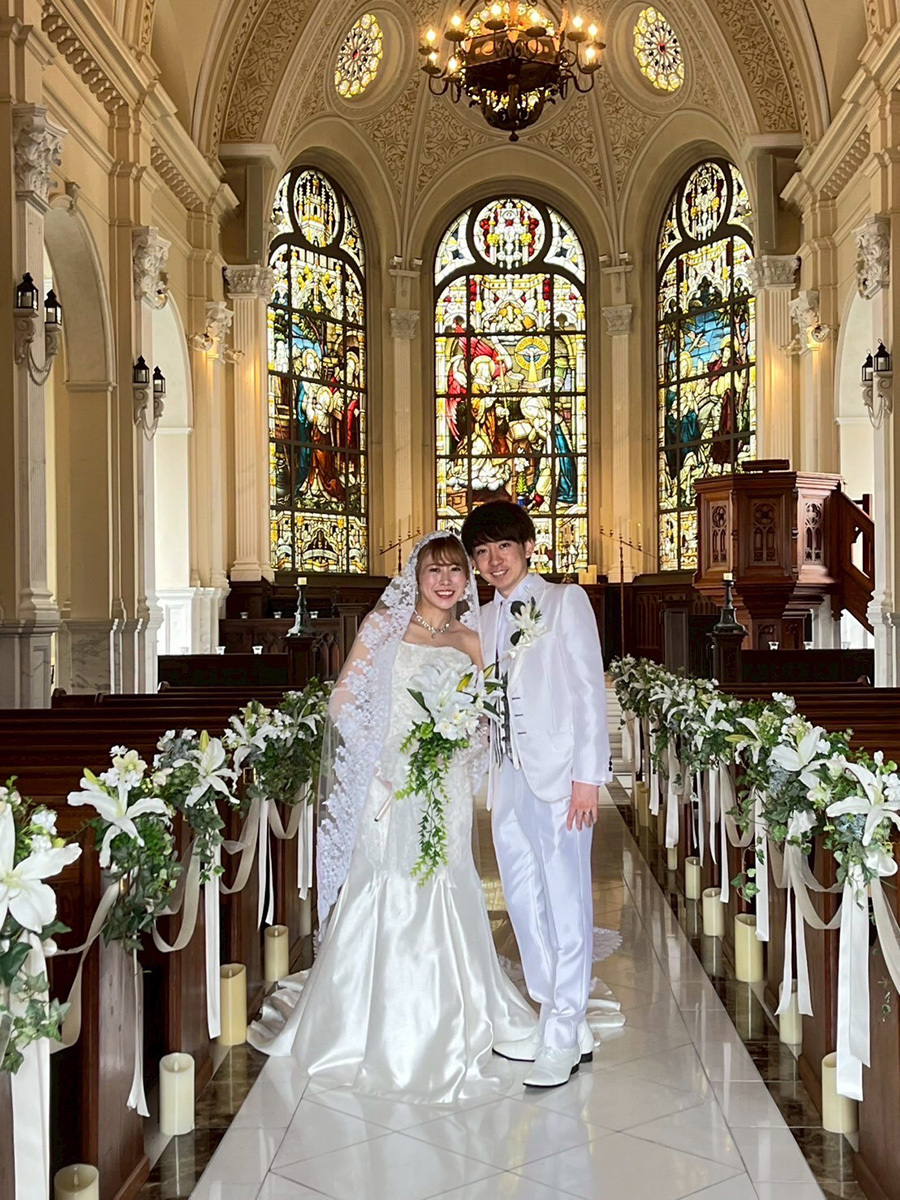 静岡市・富士市・沼津市のドレス専門店フィーノのエスプリ・ド・ナチュールの新郎新婦の卒花ボイス178