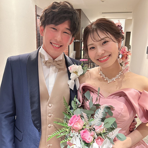 静岡市・富士市・沼津市のドレス専門店フィーノのザ・モーリスの新郎新婦の卒花ボイス180