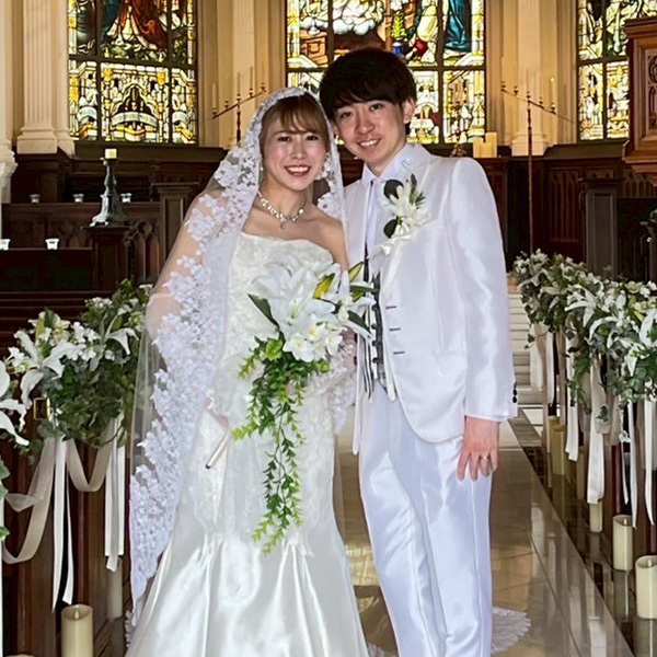 静岡市・富士市・沼津市のドレス専門店フィーノのエスプリ・ド・ナチュールの新郎新婦の卒花ボイス178