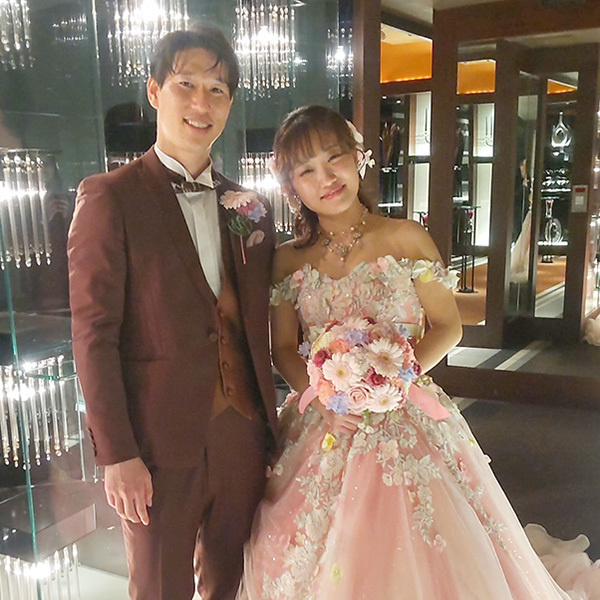 静岡市・富士市・沼津市のドレス専門店フィーノのザ・モーリスの新郎新婦の卒花ボイス175