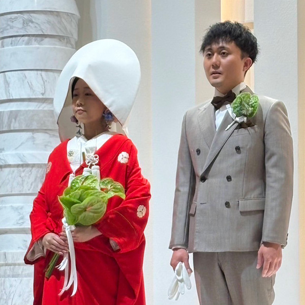 静岡市・富士市・沼津市のドレス専門店フィーノのザ・モーリスの新郎新婦の卒花ボイス173